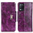 Custodia Portafoglio In Pelle Cover con Supporto N04P per Realme 8 5G Viola