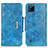 Custodia Portafoglio In Pelle Cover con Supporto N04P per Realme C11 (2021) Cielo Blu