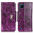 Custodia Portafoglio In Pelle Cover con Supporto N04P per Realme C11 (2021) Viola