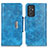 Custodia Portafoglio In Pelle Cover con Supporto N04P per Samsung Galaxy A05s Cielo Blu