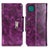 Custodia Portafoglio In Pelle Cover con Supporto N04P per Samsung Galaxy A22s 5G Viola