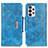 Custodia Portafoglio In Pelle Cover con Supporto N04P per Samsung Galaxy A33 5G Cielo Blu