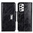 Custodia Portafoglio In Pelle Cover con Supporto N04P per Samsung Galaxy A53 5G Nero