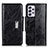 Custodia Portafoglio In Pelle Cover con Supporto N04P per Samsung Galaxy A73 5G Nero