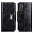 Custodia Portafoglio In Pelle Cover con Supporto N04P per Samsung Galaxy F34 5G Nero