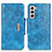 Custodia Portafoglio In Pelle Cover con Supporto N04P per Samsung Galaxy S21 5G