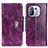 Custodia Portafoglio In Pelle Cover con Supporto N04P per Xiaomi Mi 11 Pro 5G Viola