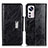 Custodia Portafoglio In Pelle Cover con Supporto N04P per Xiaomi Mi 12S 5G Nero