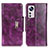 Custodia Portafoglio In Pelle Cover con Supporto N04P per Xiaomi Mi 12S 5G Viola