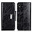 Custodia Portafoglio In Pelle Cover con Supporto N04P per Xiaomi Redmi 9 Activ Nero