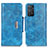 Custodia Portafoglio In Pelle Cover con Supporto N04P per Xiaomi Redmi Note 11 Pro 4G Cielo Blu