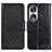 Custodia Portafoglio In Pelle Cover con Supporto N05P per Huawei Honor 90 5G Nero