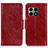 Custodia Portafoglio In Pelle Cover con Supporto N05P per OnePlus 10 Pro 5G Rosso