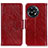 Custodia Portafoglio In Pelle Cover con Supporto N05P per OnePlus 11R 5G Rosso