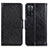 Custodia Portafoglio In Pelle Cover con Supporto N05P per Oppo A53s 5G Nero