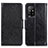 Custodia Portafoglio In Pelle Cover con Supporto N05P per Oppo A94 5G Nero