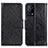 Custodia Portafoglio In Pelle Cover con Supporto N05P per Oppo K9 5G Nero