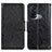 Custodia Portafoglio In Pelle Cover con Supporto N05P per Oppo Reno5 A Nero