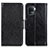 Custodia Portafoglio In Pelle Cover con Supporto N05P per Oppo Reno5 F Nero