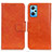 Custodia Portafoglio In Pelle Cover con Supporto N05P per Realme GT Neo2 5G Arancione