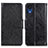 Custodia Portafoglio In Pelle Cover con Supporto N05P per Samsung Galaxy A03 Core Nero