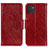 Custodia Portafoglio In Pelle Cover con Supporto N05P per Samsung Galaxy A03 Rosso