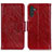 Custodia Portafoglio In Pelle Cover con Supporto N05P per Samsung Galaxy A04s Rosso