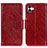 Custodia Portafoglio In Pelle Cover con Supporto N05P per Samsung Galaxy A05 Rosso