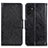 Custodia Portafoglio In Pelle Cover con Supporto N05P per Samsung Galaxy A13 4G Nero