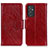 Custodia Portafoglio In Pelle Cover con Supporto N05P per Samsung Galaxy A15 4G Rosso