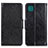 Custodia Portafoglio In Pelle Cover con Supporto N05P per Samsung Galaxy A22 5G Nero