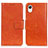 Custodia Portafoglio In Pelle Cover con Supporto N05P per Samsung Galaxy A23e 5G Arancione