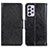 Custodia Portafoglio In Pelle Cover con Supporto N05P per Samsung Galaxy A73 5G Nero