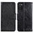 Custodia Portafoglio In Pelle Cover con Supporto N05P per Samsung Galaxy F02S SM-E025F Nero