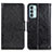 Custodia Portafoglio In Pelle Cover con Supporto N05P per Samsung Galaxy F13 4G Nero