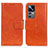 Custodia Portafoglio In Pelle Cover con Supporto N05P per Xiaomi Mi 12T 5G Arancione
