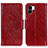 Custodia Portafoglio In Pelle Cover con Supporto N05P per Xiaomi Poco C50 Rosso