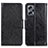 Custodia Portafoglio In Pelle Cover con Supporto N05P per Xiaomi Poco X4 GT 5G Nero