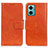 Custodia Portafoglio In Pelle Cover con Supporto N05P per Xiaomi Redmi 10 5G Arancione