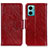 Custodia Portafoglio In Pelle Cover con Supporto N05P per Xiaomi Redmi 10 Prime Plus 5G Rosso