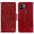 Custodia Portafoglio In Pelle Cover con Supporto N05P per Xiaomi Redmi A1 Plus Rosso