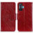 Custodia Portafoglio In Pelle Cover con Supporto N05P per Xiaomi Redmi K50 Gaming AMG F1 5G Rosso