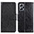 Custodia Portafoglio In Pelle Cover con Supporto N05P per Xiaomi Redmi Note 11T Pro+ Plus 5G Nero