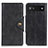 Custodia Portafoglio In Pelle Cover con Supporto N06P per Google Pixel 7a 5G Nero