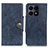 Custodia Portafoglio In Pelle Cover con Supporto N06P per Huawei Honor X8a 4G Blu