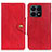 Custodia Portafoglio In Pelle Cover con Supporto N06P per Huawei Honor X8a 4G Rosso