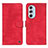 Custodia Portafoglio In Pelle Cover con Supporto N06P per Motorola Moto Edge Plus (2022) 5G Rosso