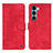 Custodia Portafoglio In Pelle Cover con Supporto N06P per Motorola Moto Edge S30 5G Rosso