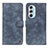 Custodia Portafoglio In Pelle Cover con Supporto N06P per Motorola Moto Edge X30 5G Blu