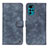 Custodia Portafoglio In Pelle Cover con Supporto N06P per Motorola Moto G22 Blu